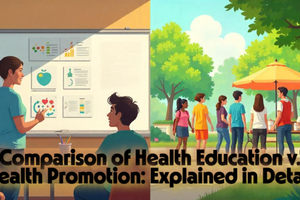 Comparison of Health Education v. Health Promotion: Explained in Detail